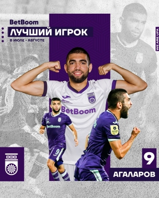 Гамид Агаларов – BetBoom лучший игрок ФК «Уфа» в июле – августе!